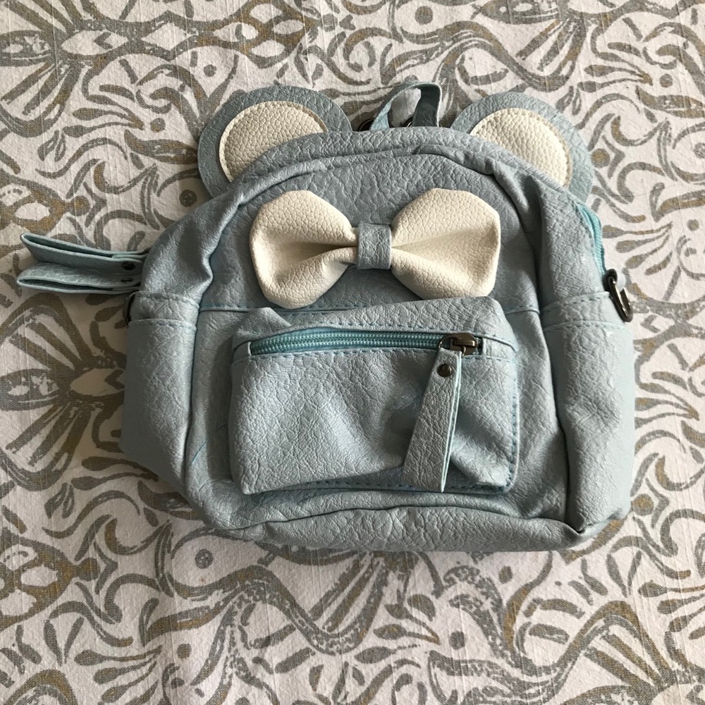 NWOT Leather Mini Backpack 🎒